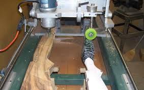 Фрезерно-копировальный станок для изготовления деревянной части ружья